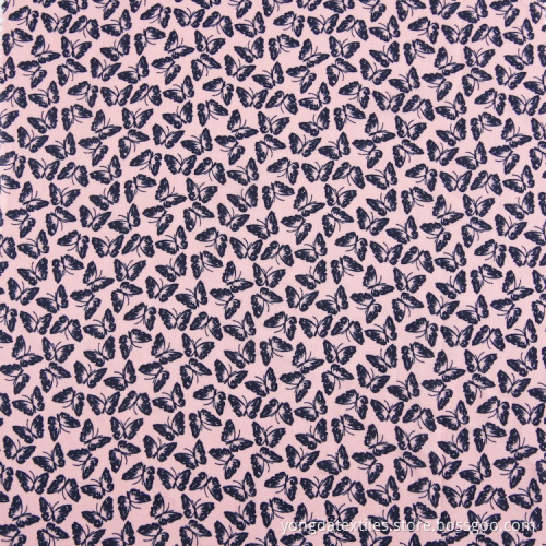 Custom Pattern Fashionable Plain Dobby Soft Polyester Fabric
